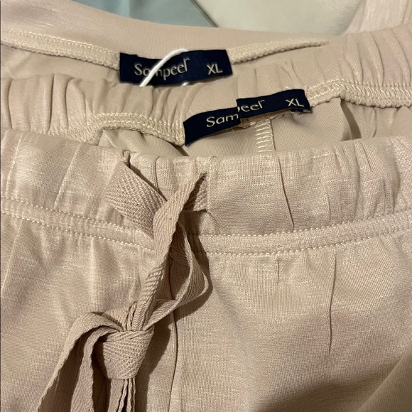 Sampeel Chic Soft light brown Wide Leg and Top Two piece XL - Picture 3 of 3